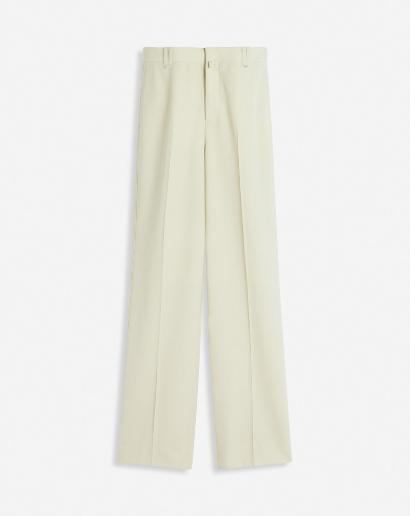 LOOSE FIT WOOL-BLEND PANTS - 1