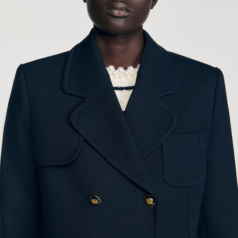 LONG DOUBLE-BREASTED COAT 4