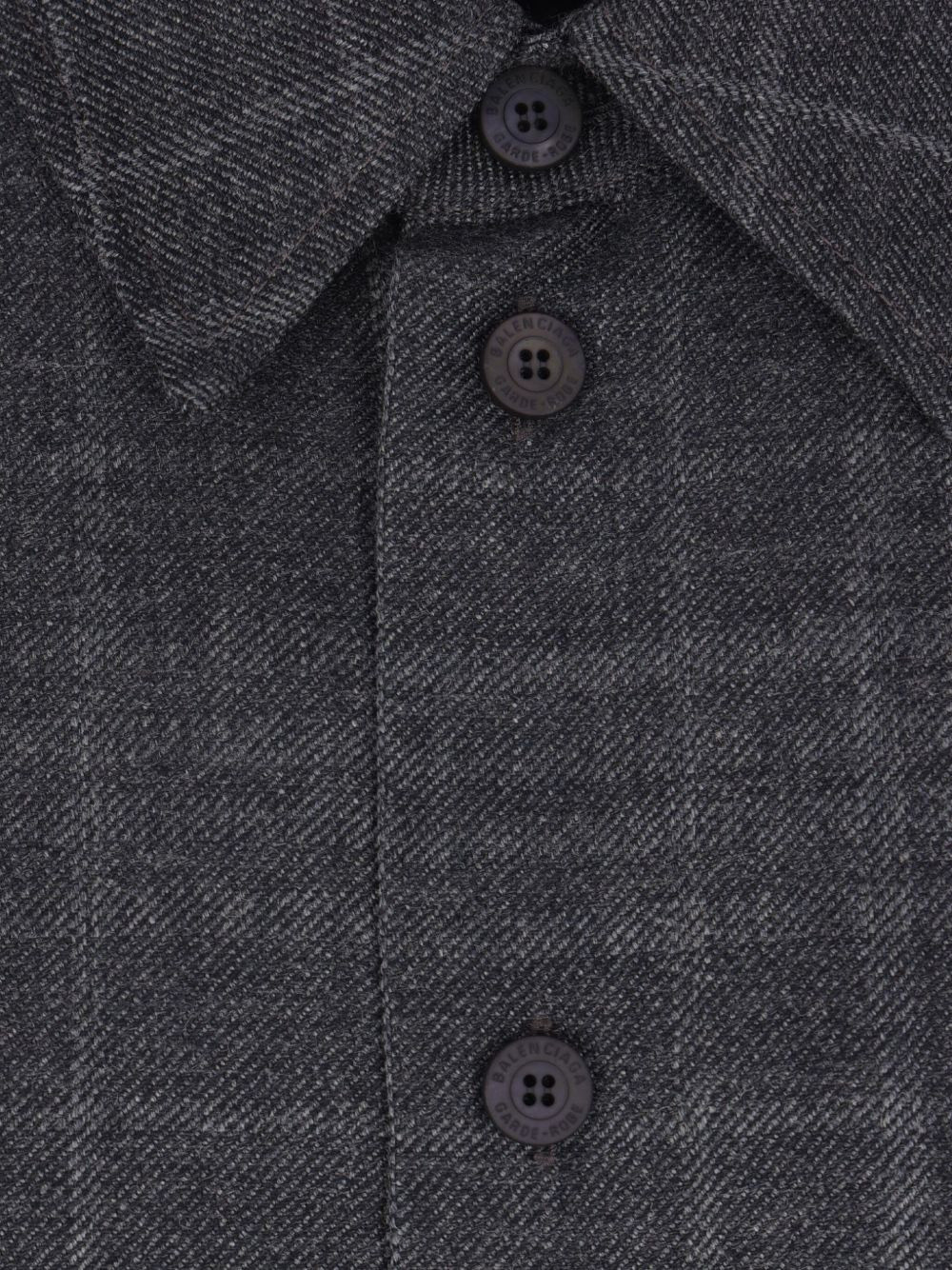 checked wool shirt - 4