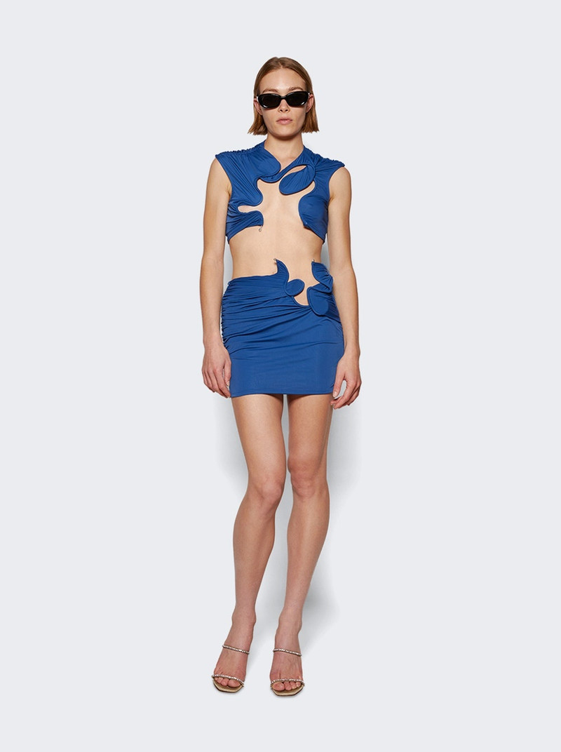 CHRISTOPHER ESBER Venus Mini Skirt Blue Iris outlook