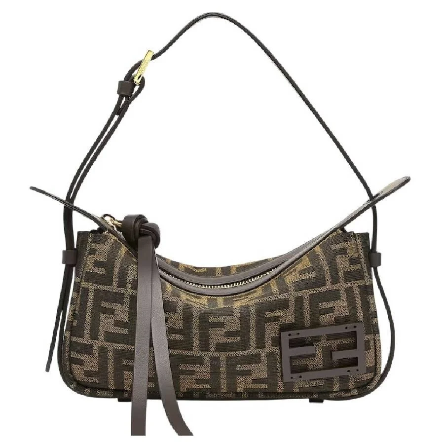 Fendi Simply FF Jacquard Shoulder Bag - 1