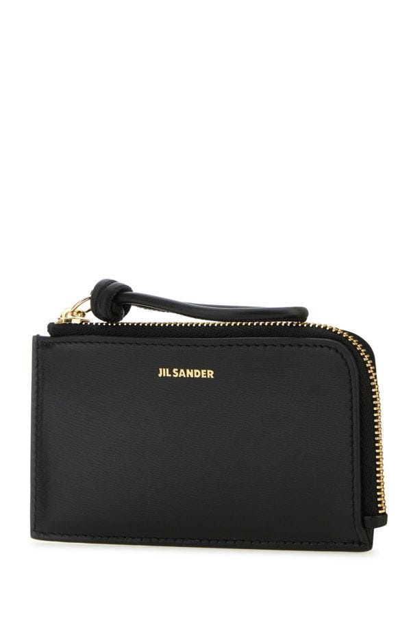 Jil Sander Woman Black Leather Wallet - 2