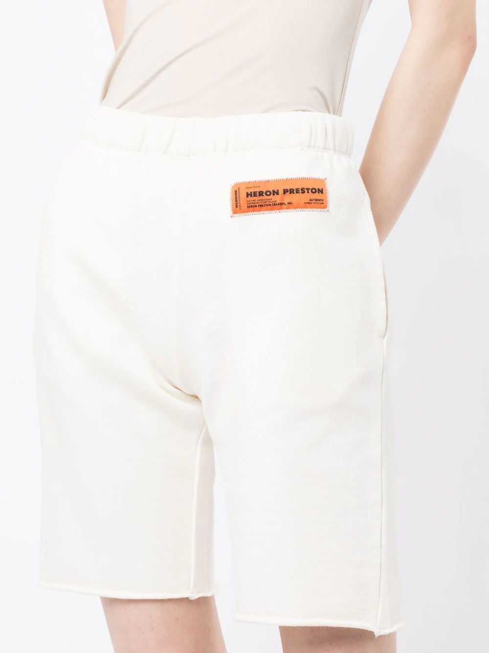 elasticated knee-length shorts - 5