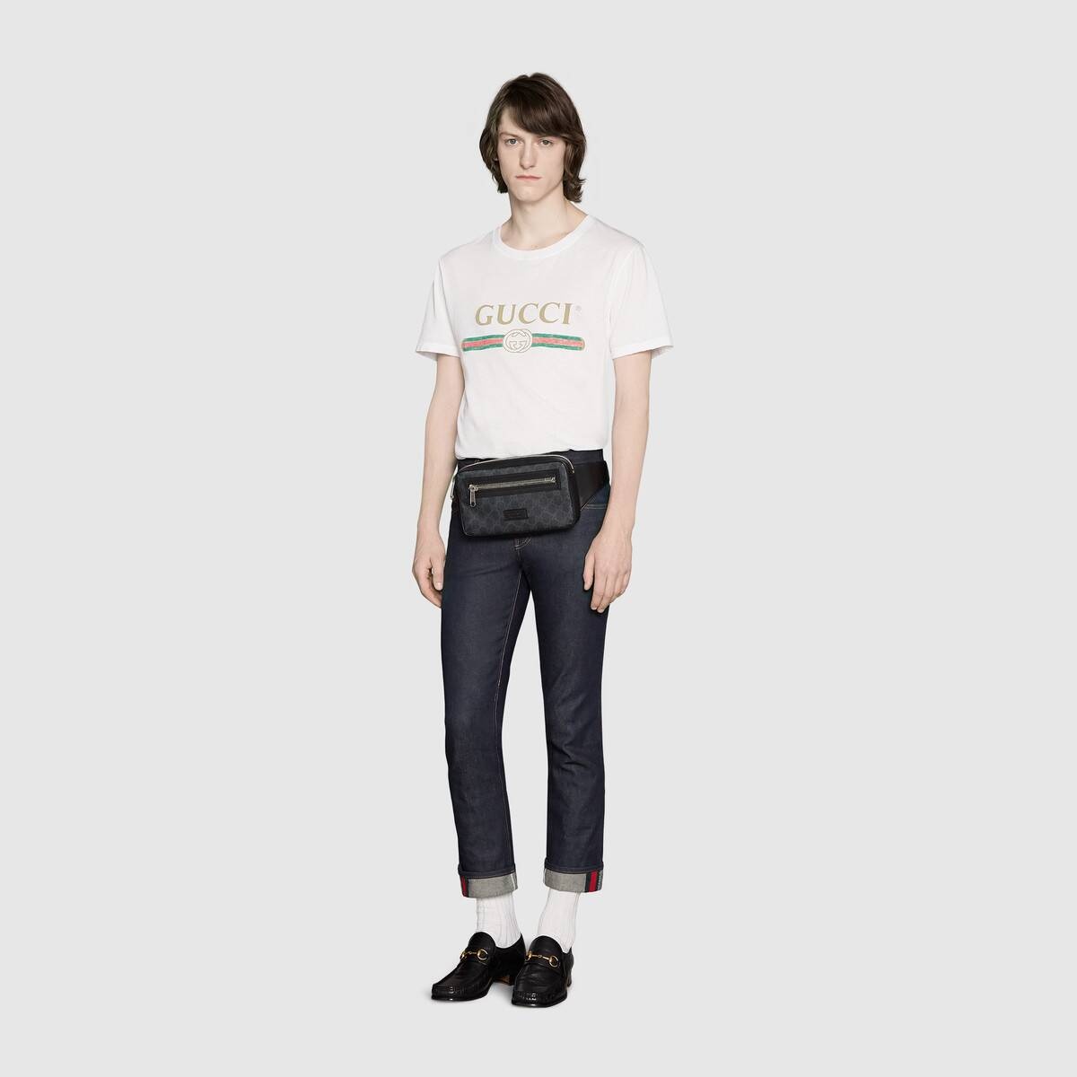 GG Black belt bag - 5