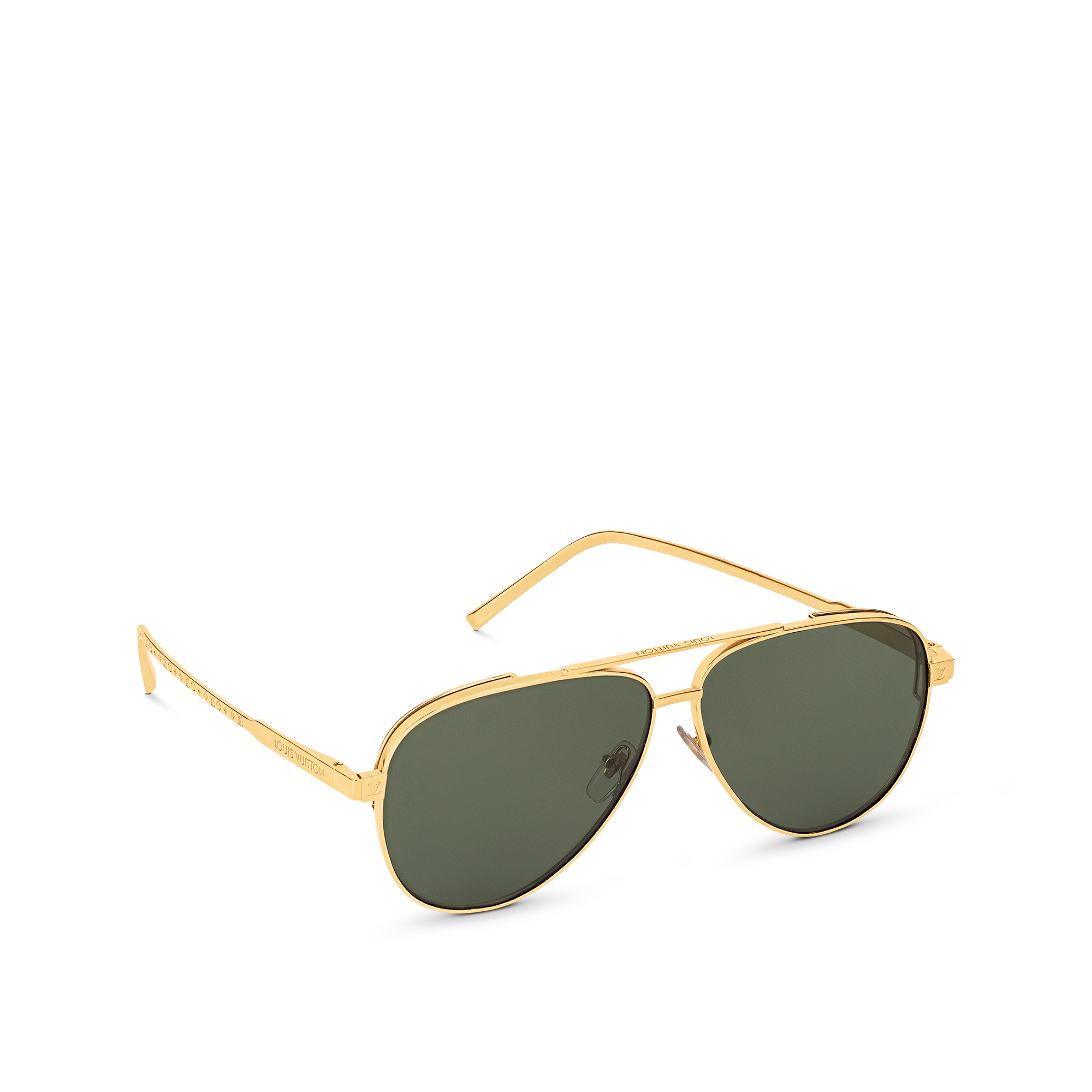 LV Rise Metal Pilot Sunglasses - 1