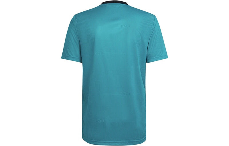 adidas Men's adidas Real Madrid 2nd Away Fan Edition Short Sleeve Soccer/Football Malachite Green Jersey H4 outlook