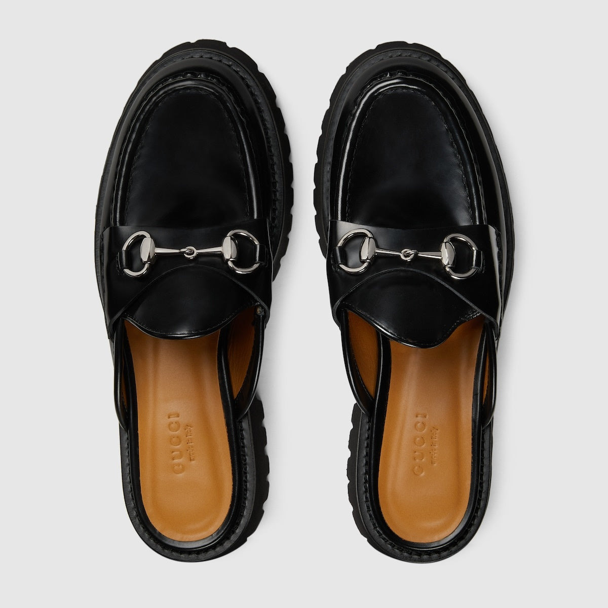 Gucci Horsebit Leather Mules - 2