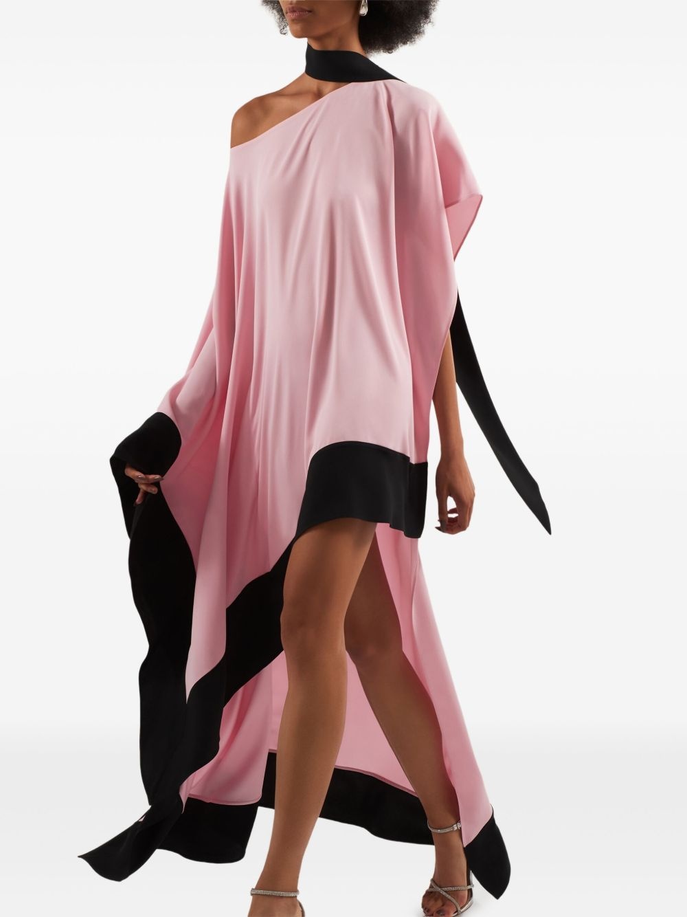 asymmetric-hem maxi dress - 4