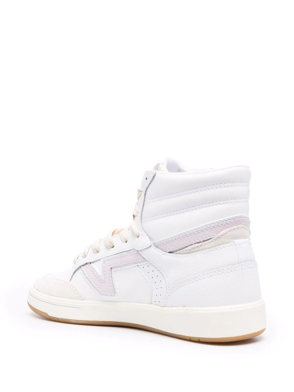 lace-up hi-top trainers - 3