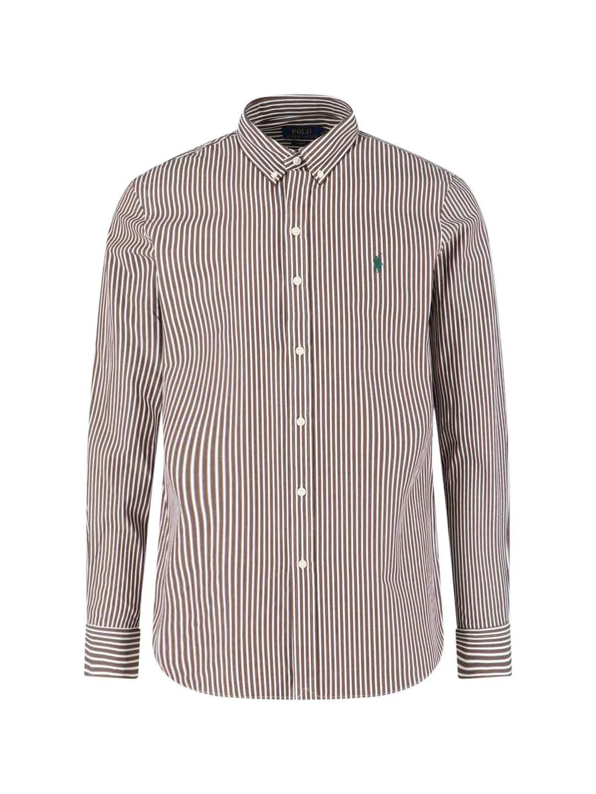 LOGO STRIPED SHIRT - 1