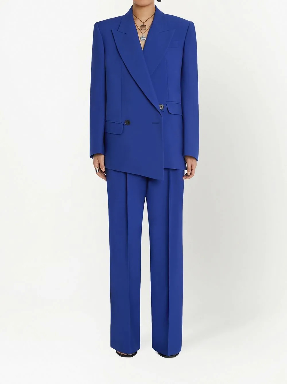 asymmetric double-breasted  blazer - 2