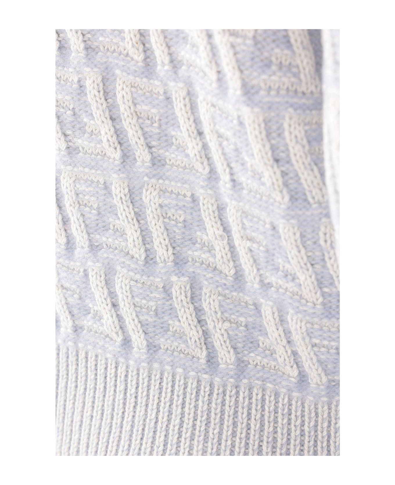 Monogrammed Crewneck Knitted Jumper - 4