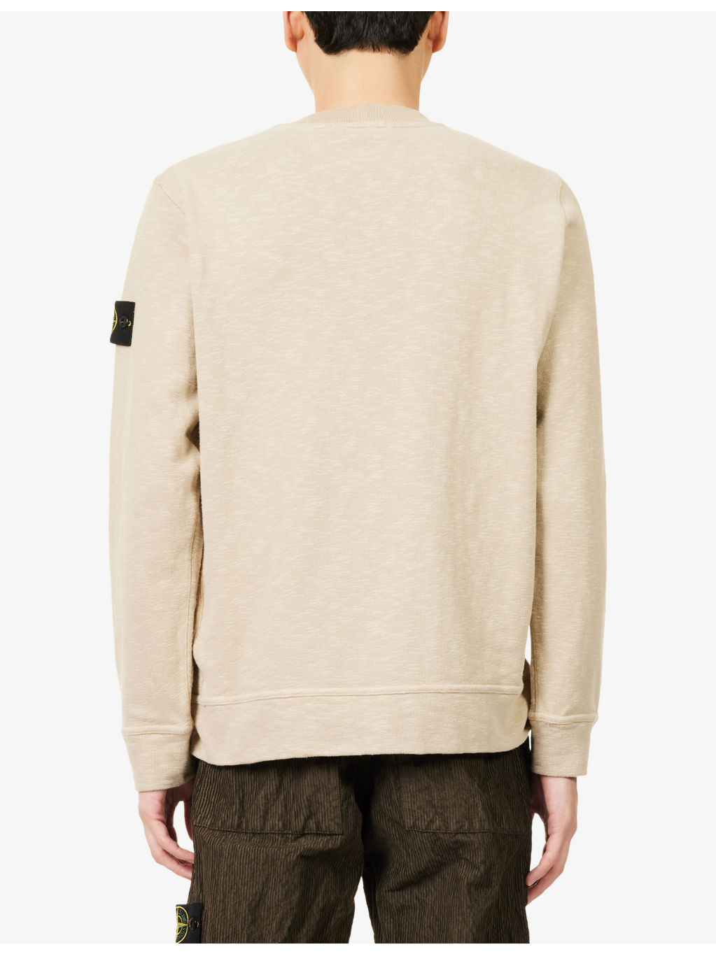 Vanise Logo-Patch Cotton-Jersey Sweatshirt - 4