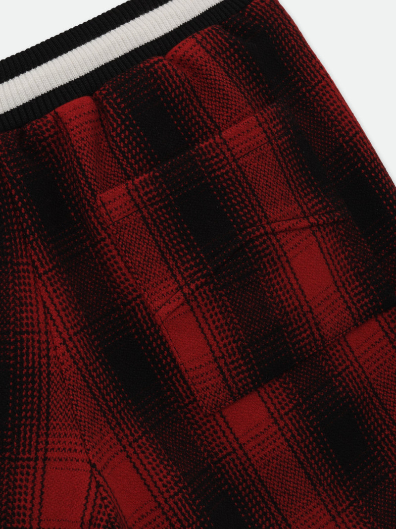 FLANNEL RHUDE COLLEGIATE COURT LOGO SHORT 7