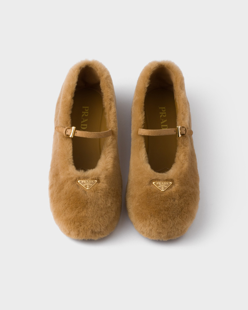 Shearling ballerinas 3