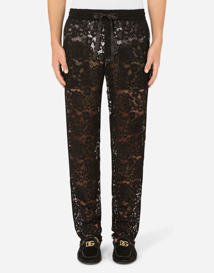 Lace jogging pants - 1