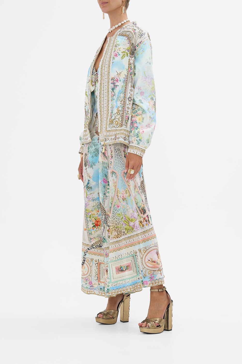 OVERSIZED EMBELLISHED BOMBER JACKET - 4