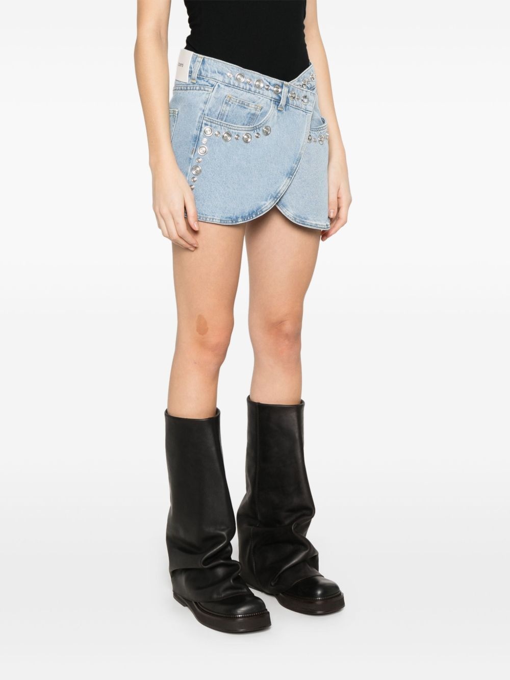 studed mini skirt - 3