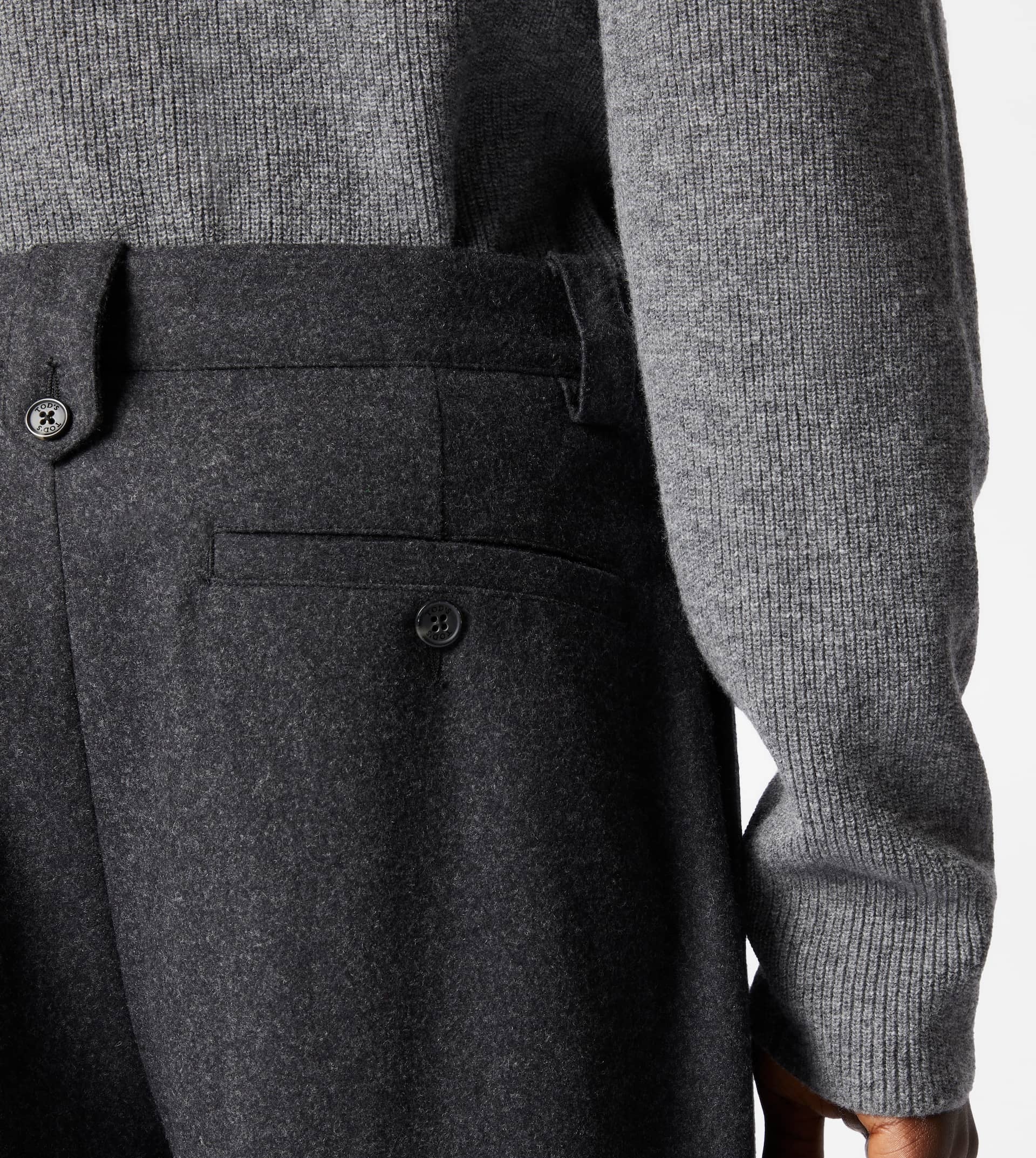 PANTS WITH DARTS - GREY - 5