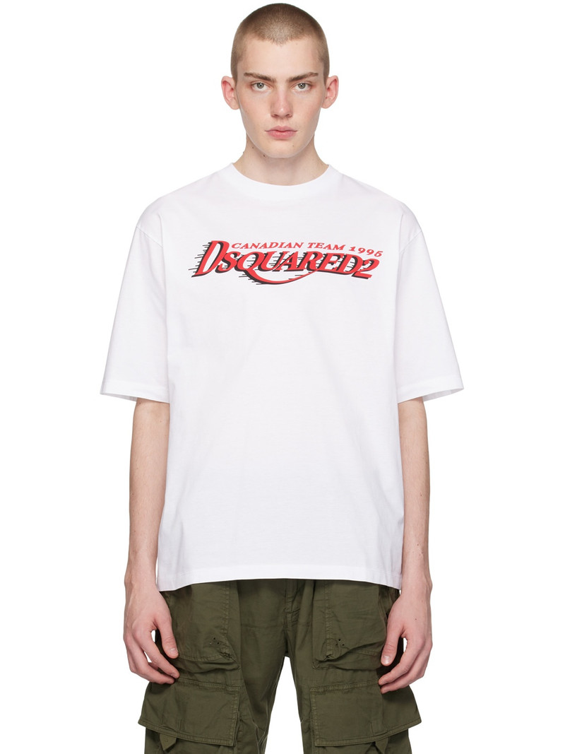 White Loose-Fit T-Shirt 1