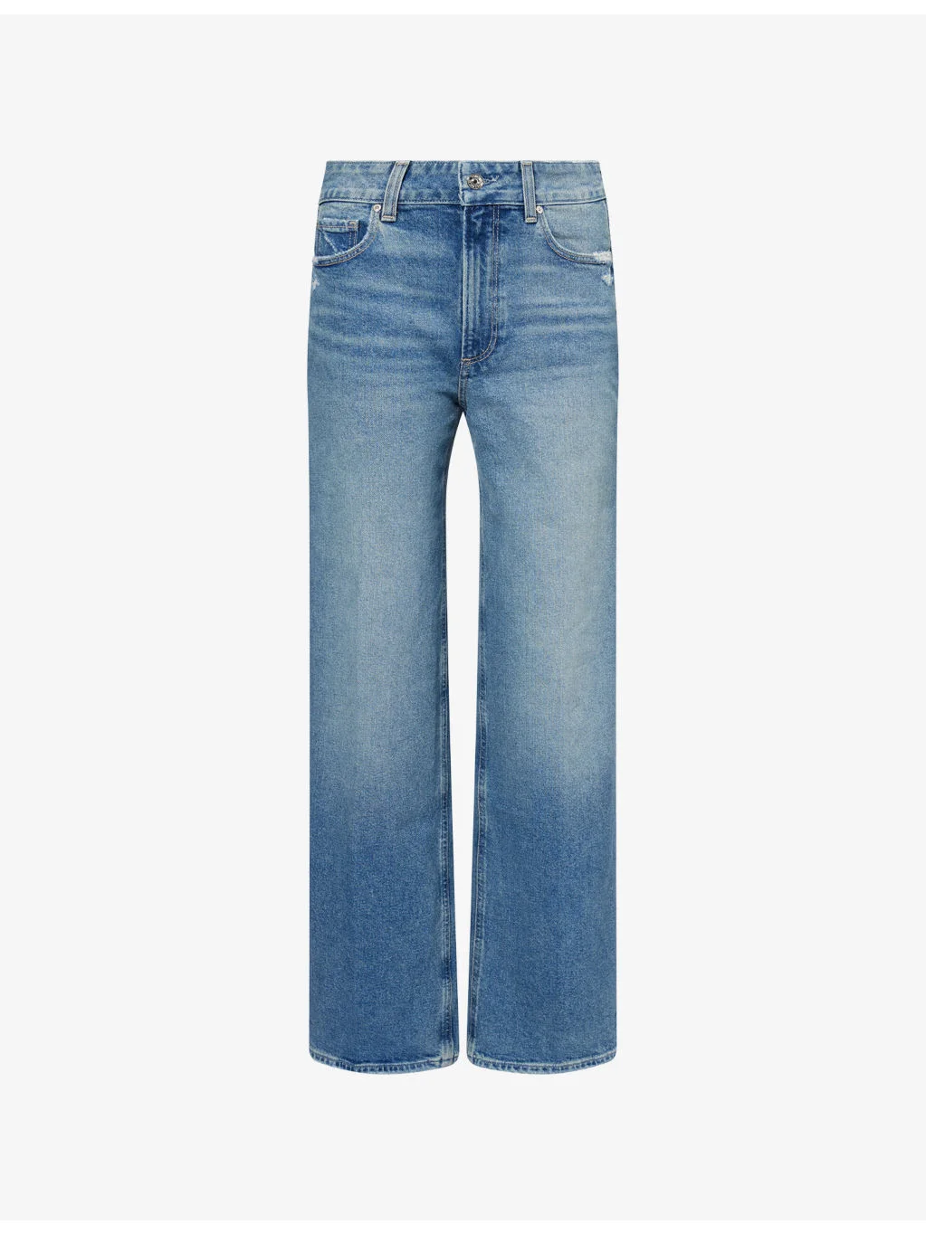 Sasha 32in Wide-Leg Denim Jeans - 1