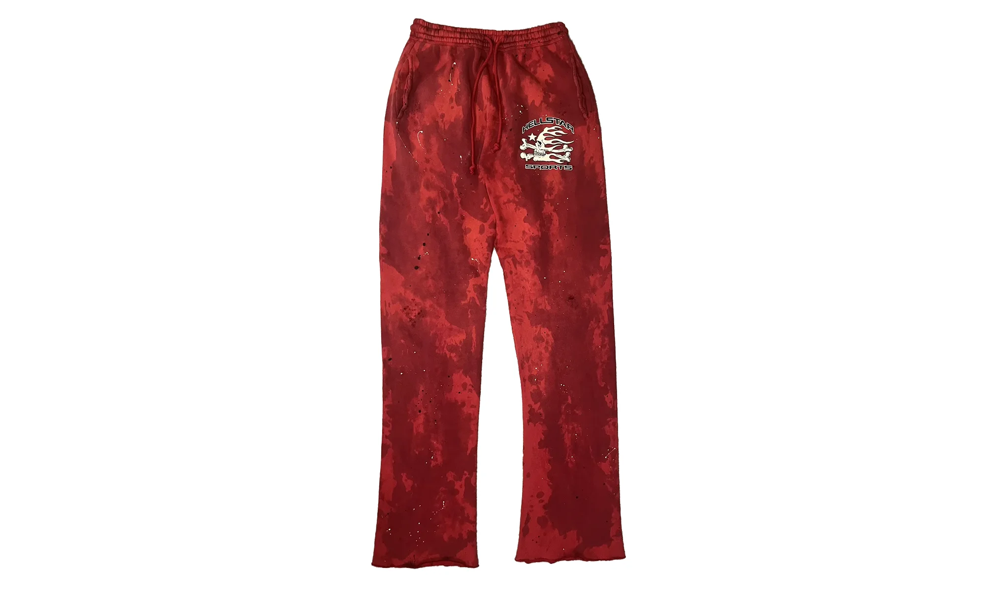 Sports Lava Wash Tie-Dye Sweatpants "Red" HSR151 - 1