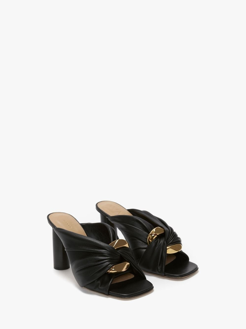 JW Anderson CORNER LEATHER MULES outlook