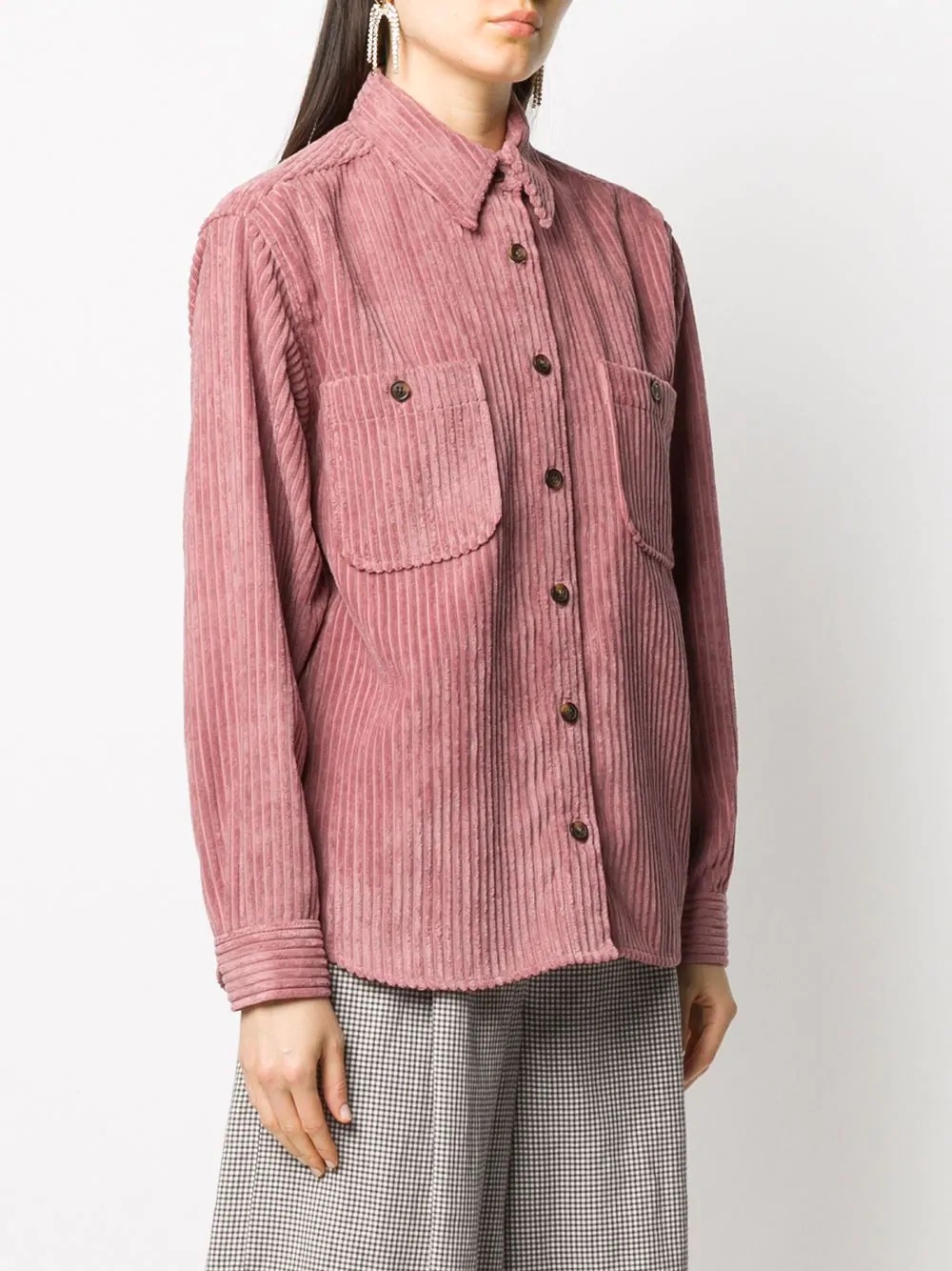 corduroy button shirt - 3