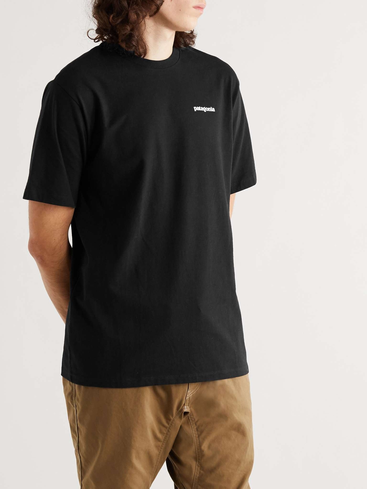 P-6 Logo Responsibili-Tee Printed Recycled Cotton-Blend Jersey T-Shirt - 4