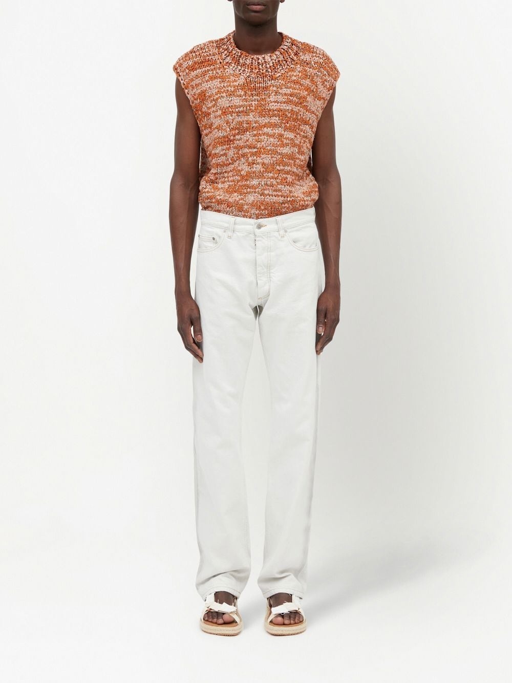 STRAIGHT-LEG MID-RISE JEANS - 4