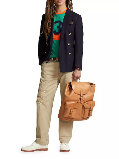 Ralph Lauren Heritage Leather Backpack outlook
