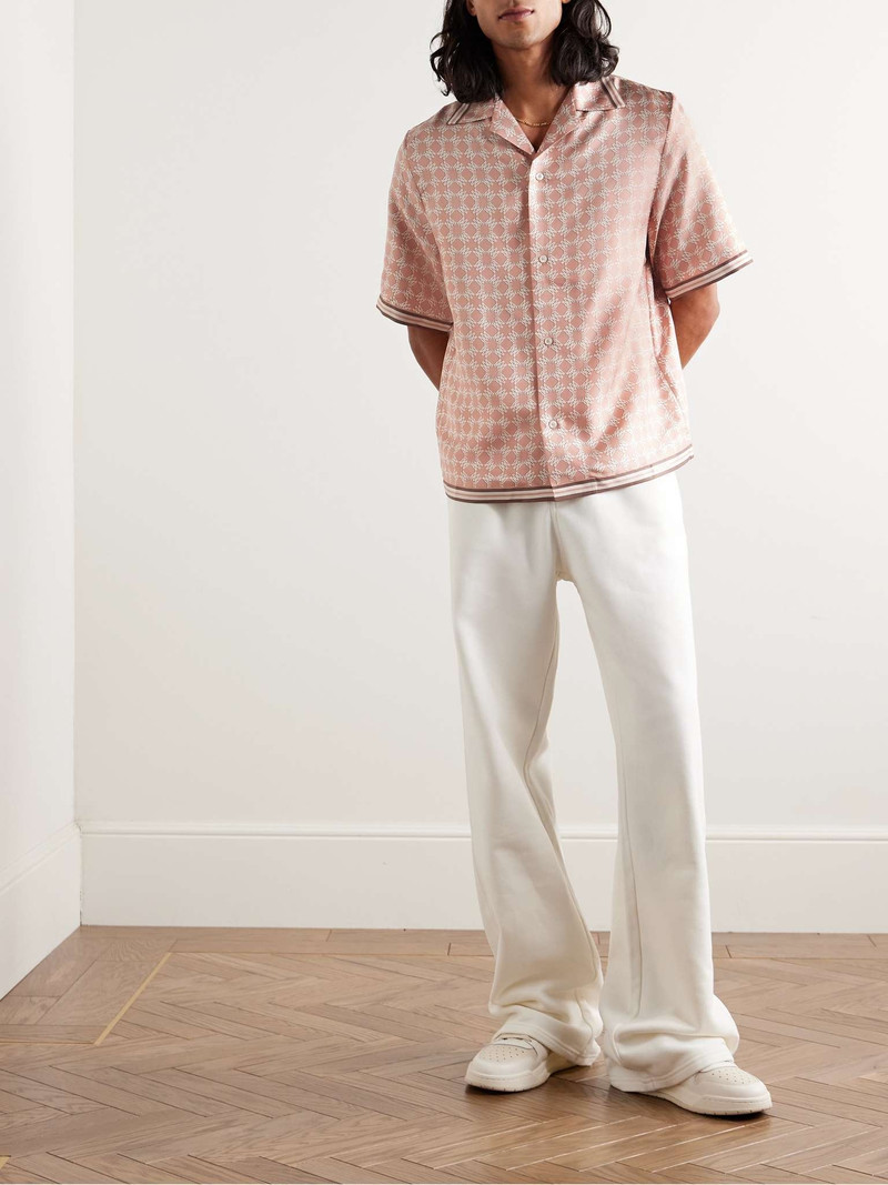 AMIRI Camp-Collar Printed Silk-Twill Shirt outlook