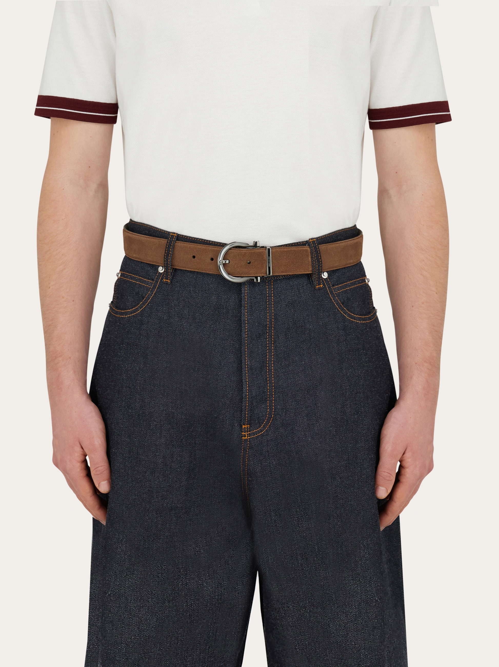 Adjustable Gancini belt - 4