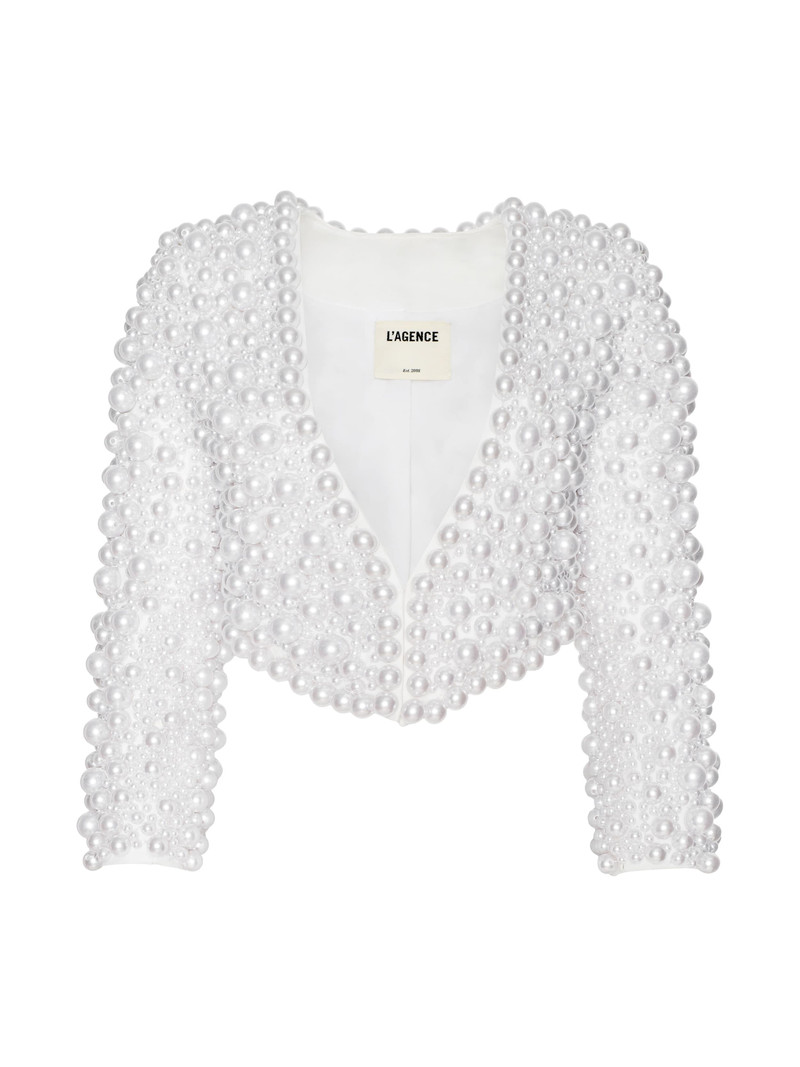 Belle Oversized Pearl Jacket 1