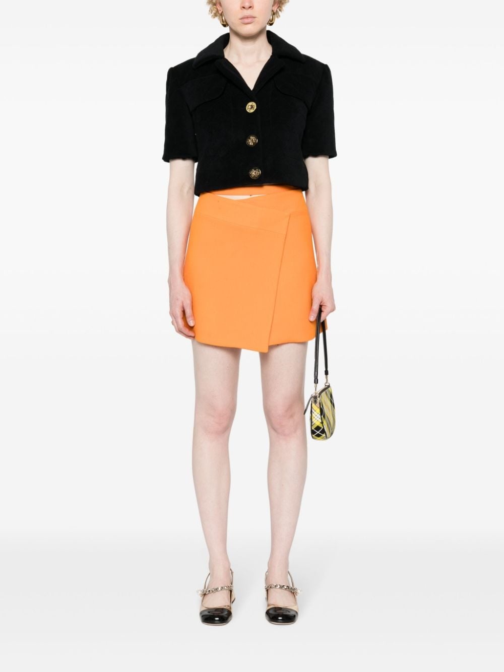 terry-cloth cropped jacket - 2