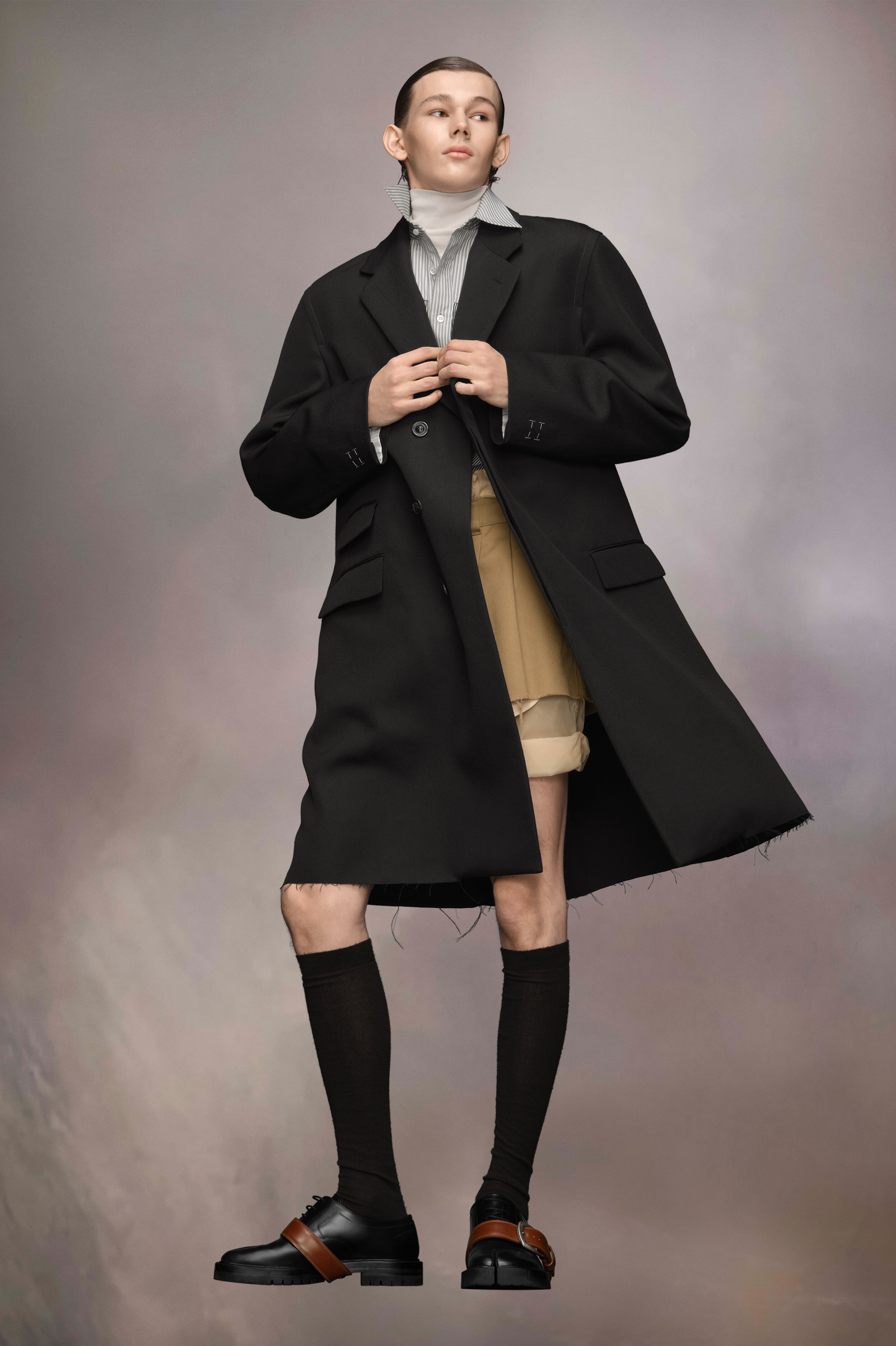 Wool Silk Coat - 3