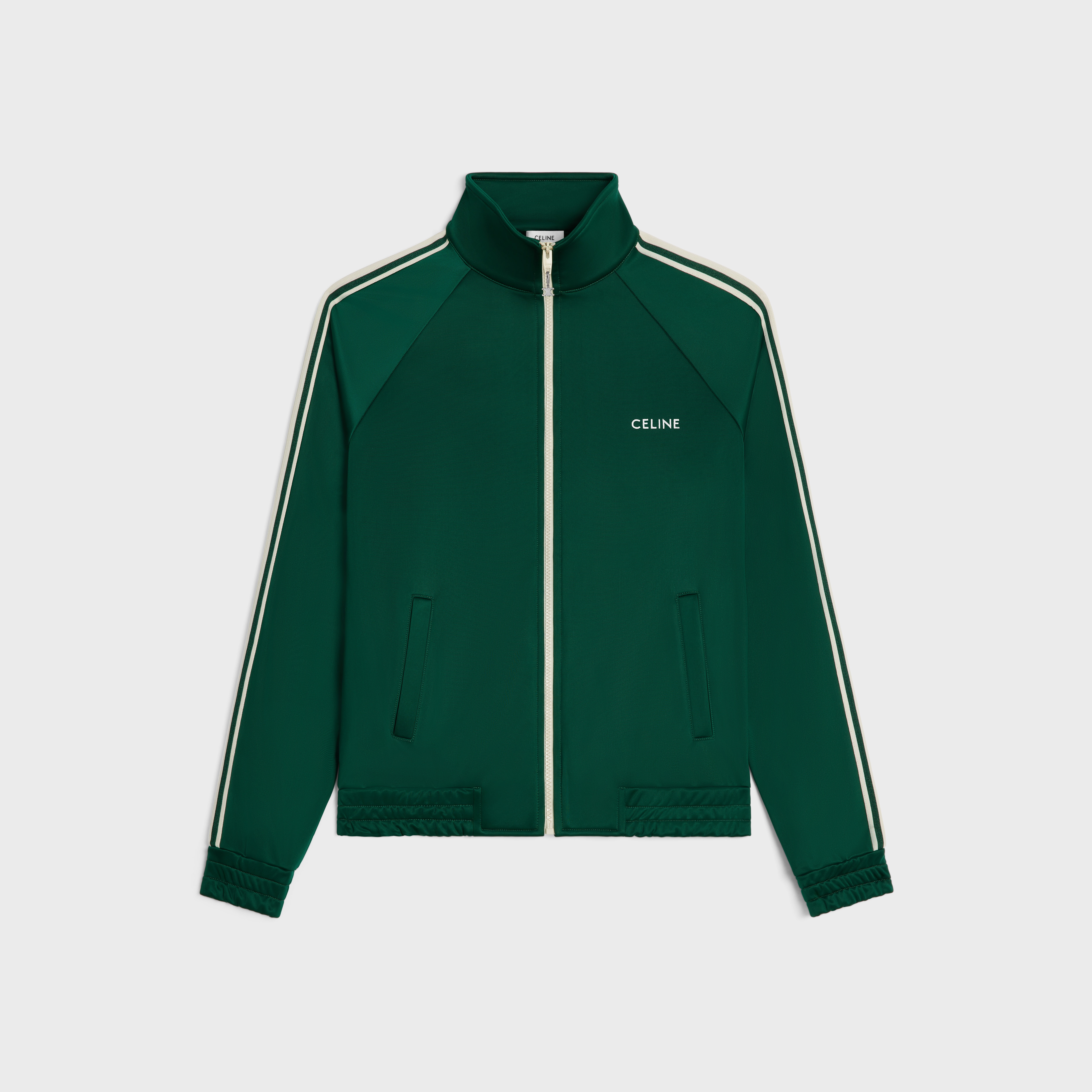 tracksuit jacket in vintage double jersey - 1