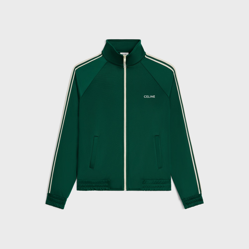 tracksuit jacket in vintage double jersey 1