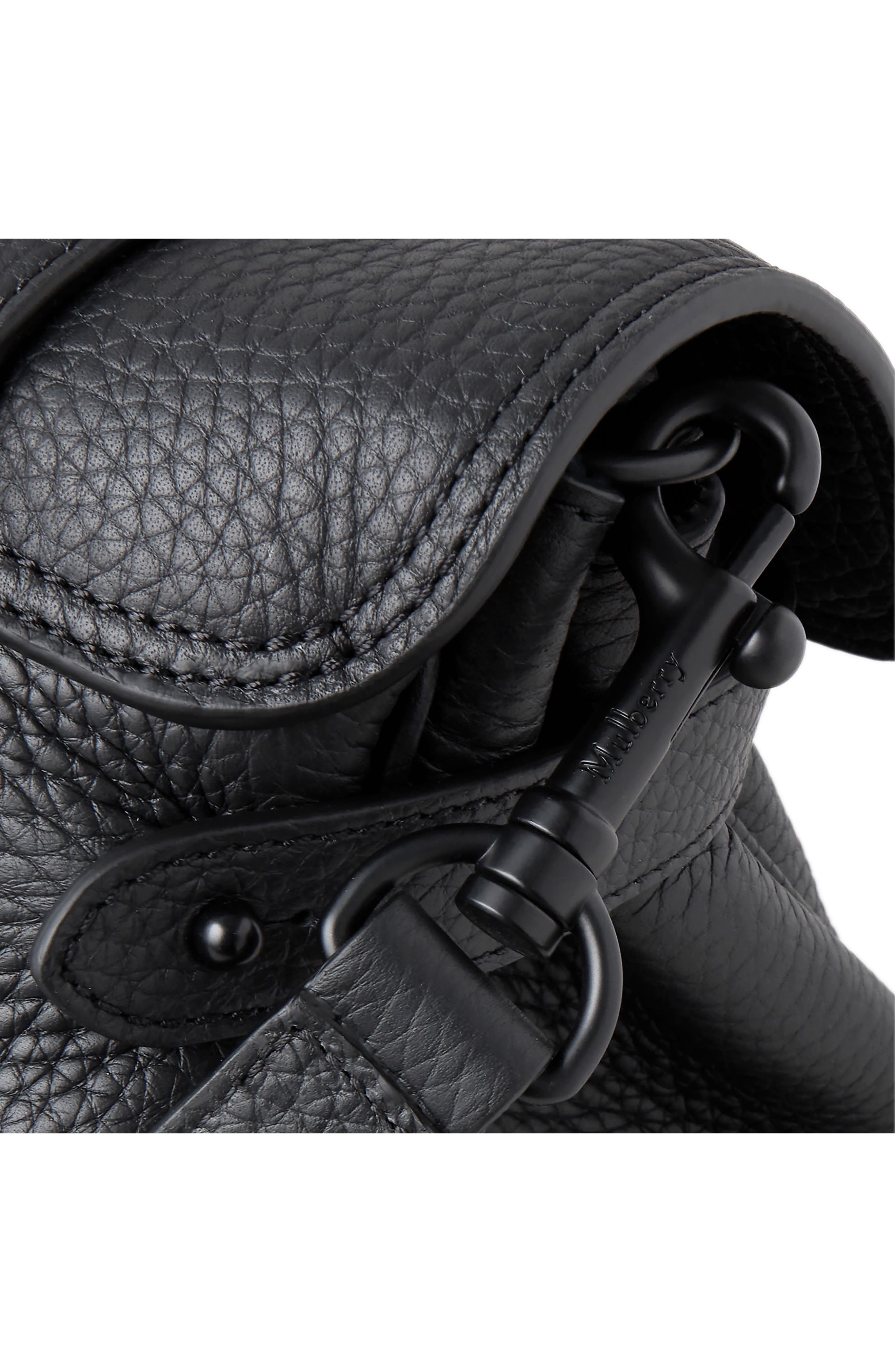 Alexa Heavy Grain Leather Top Handle Bag - 6