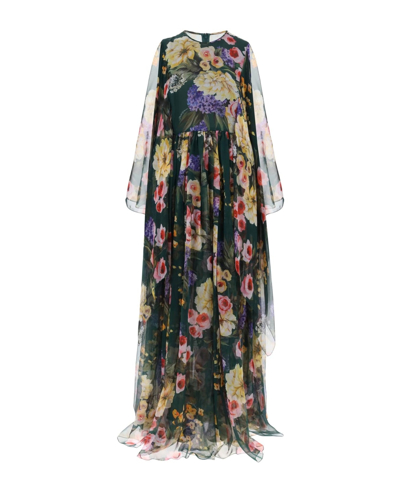 Floral Printed Maxi Dress - 1