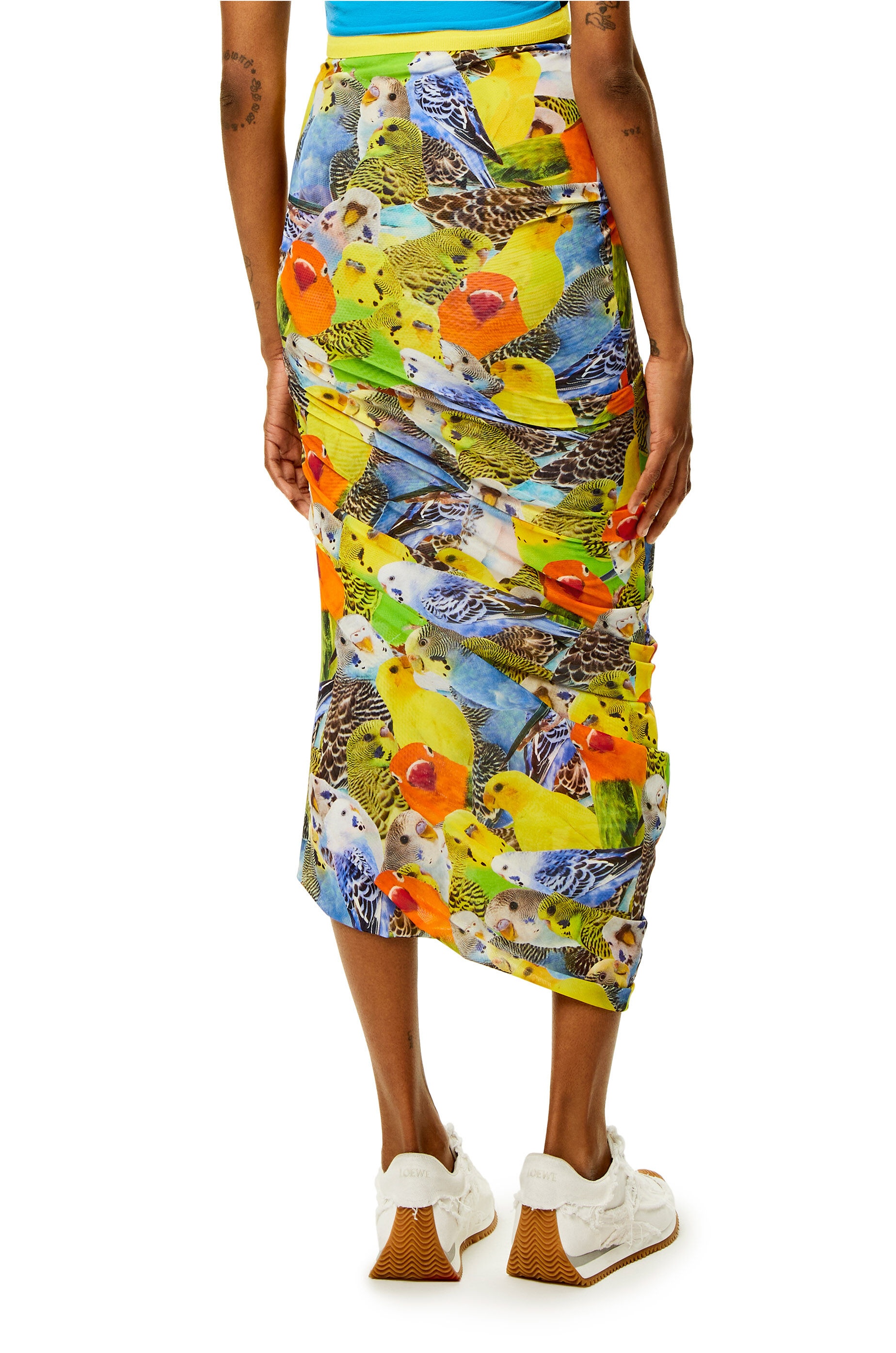 Parrots skirt in mesh - 4
