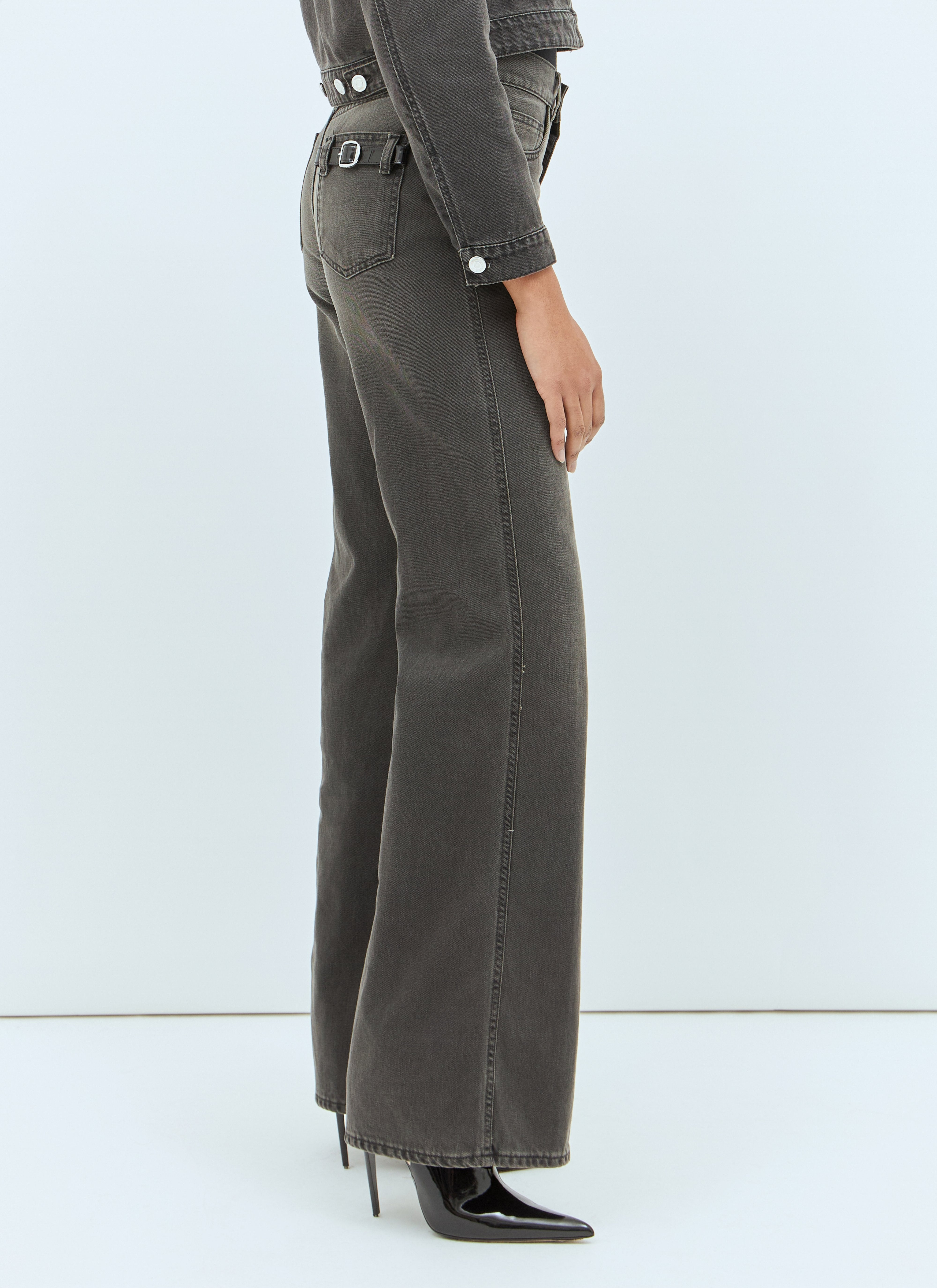 Coperni Women Wide Leg Jeans - 4