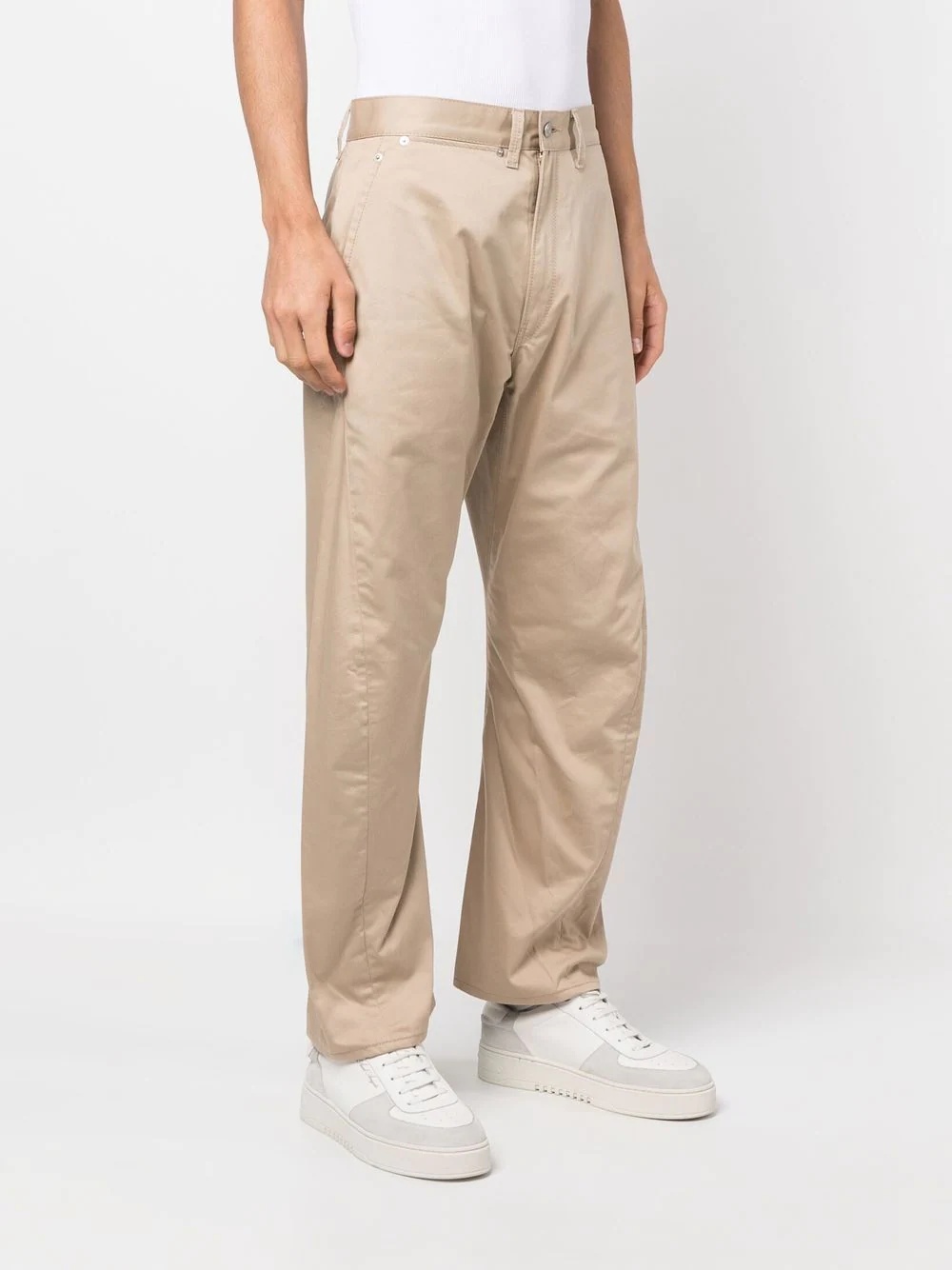 loose-fit cotton trousers - 3