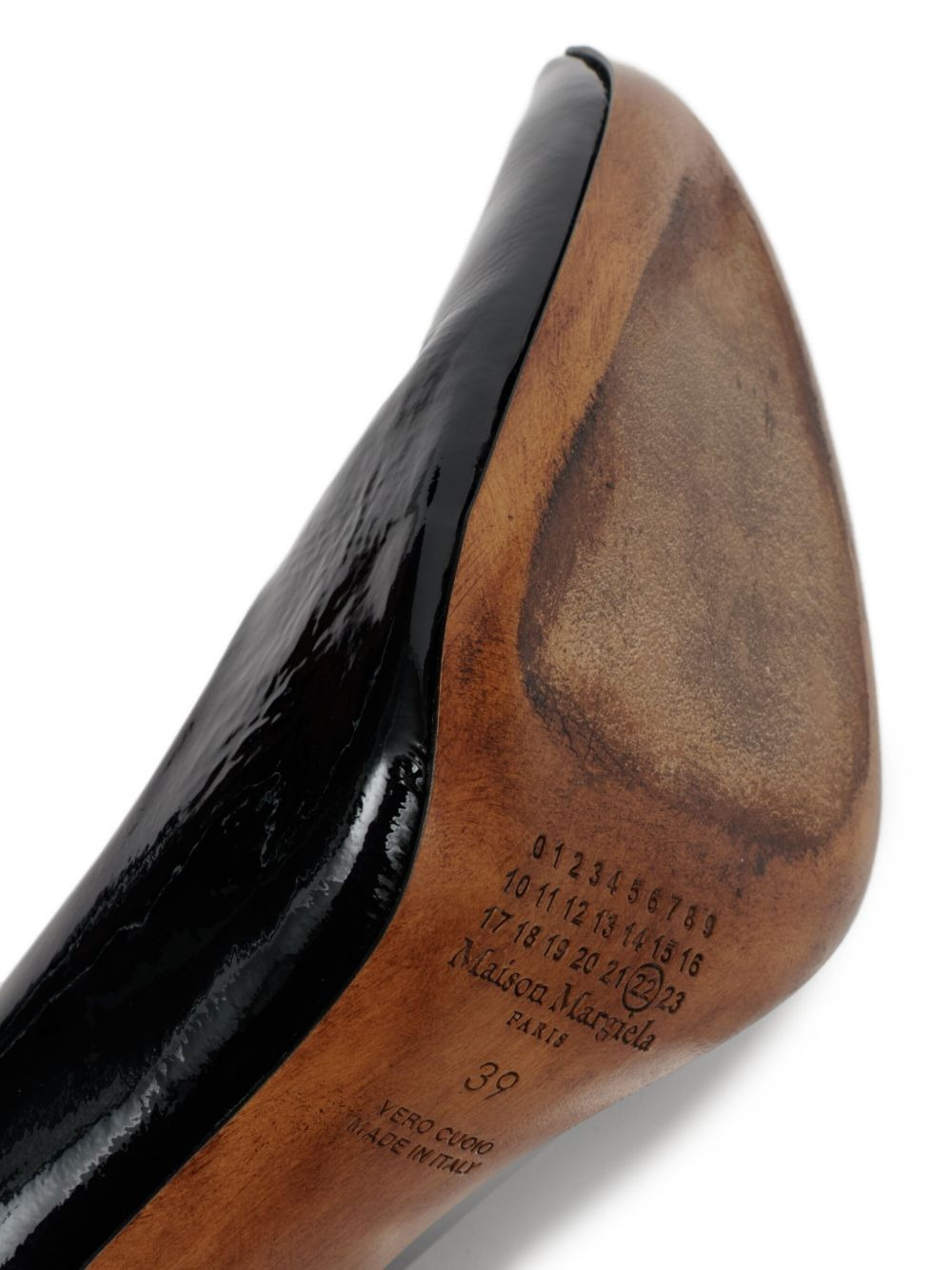 100mm leather pumps - 5