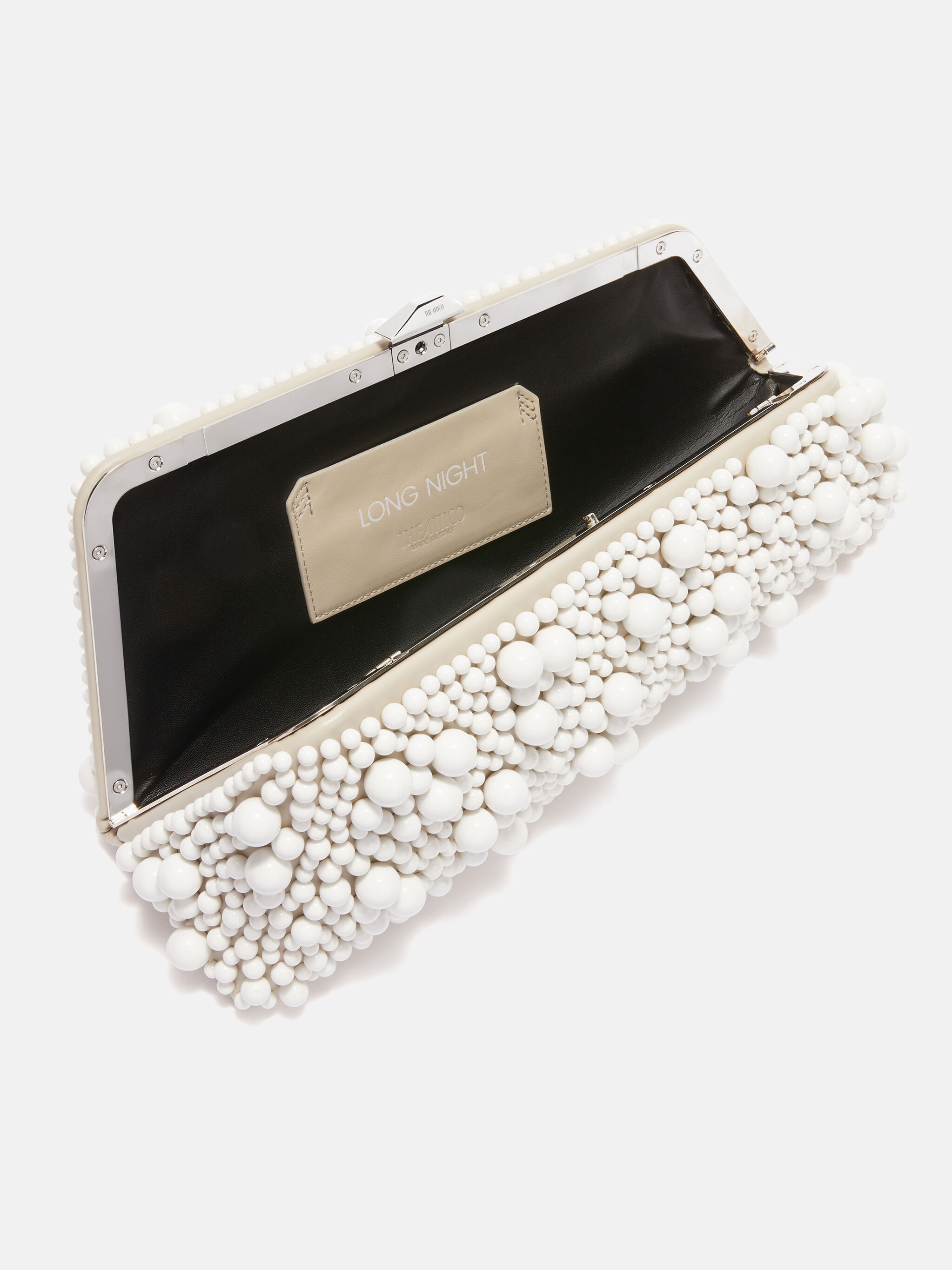 ''LONG NIGHT'' IVORY MAXI CLUTCH - 5