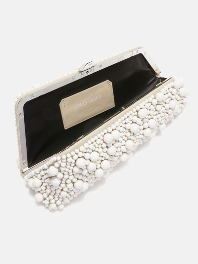 THE ATTICO ''LONG NIGHT'' IVORY MAXI CLUTCH outlook