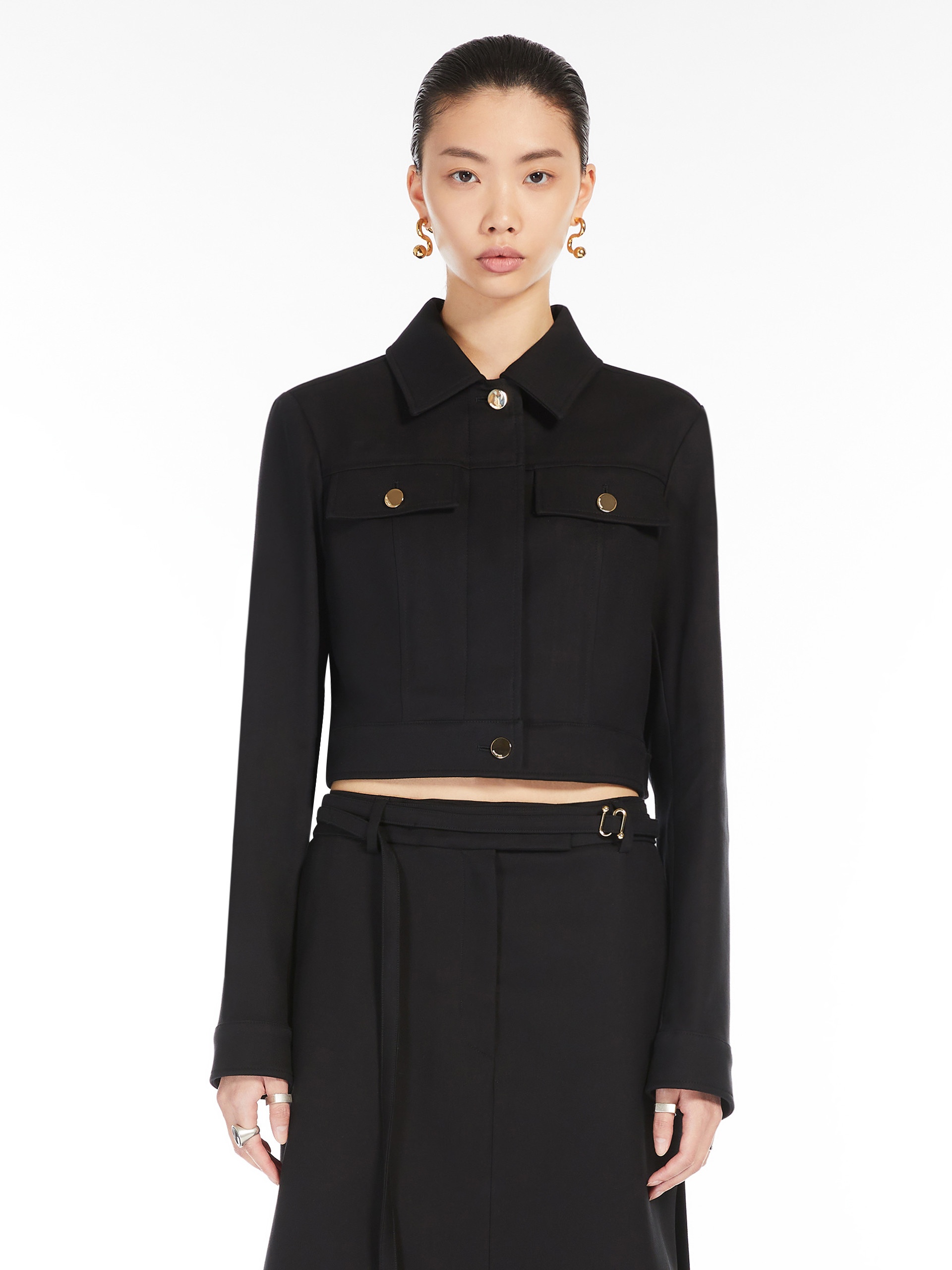 MELA Cotton cady cropped jacket - 3