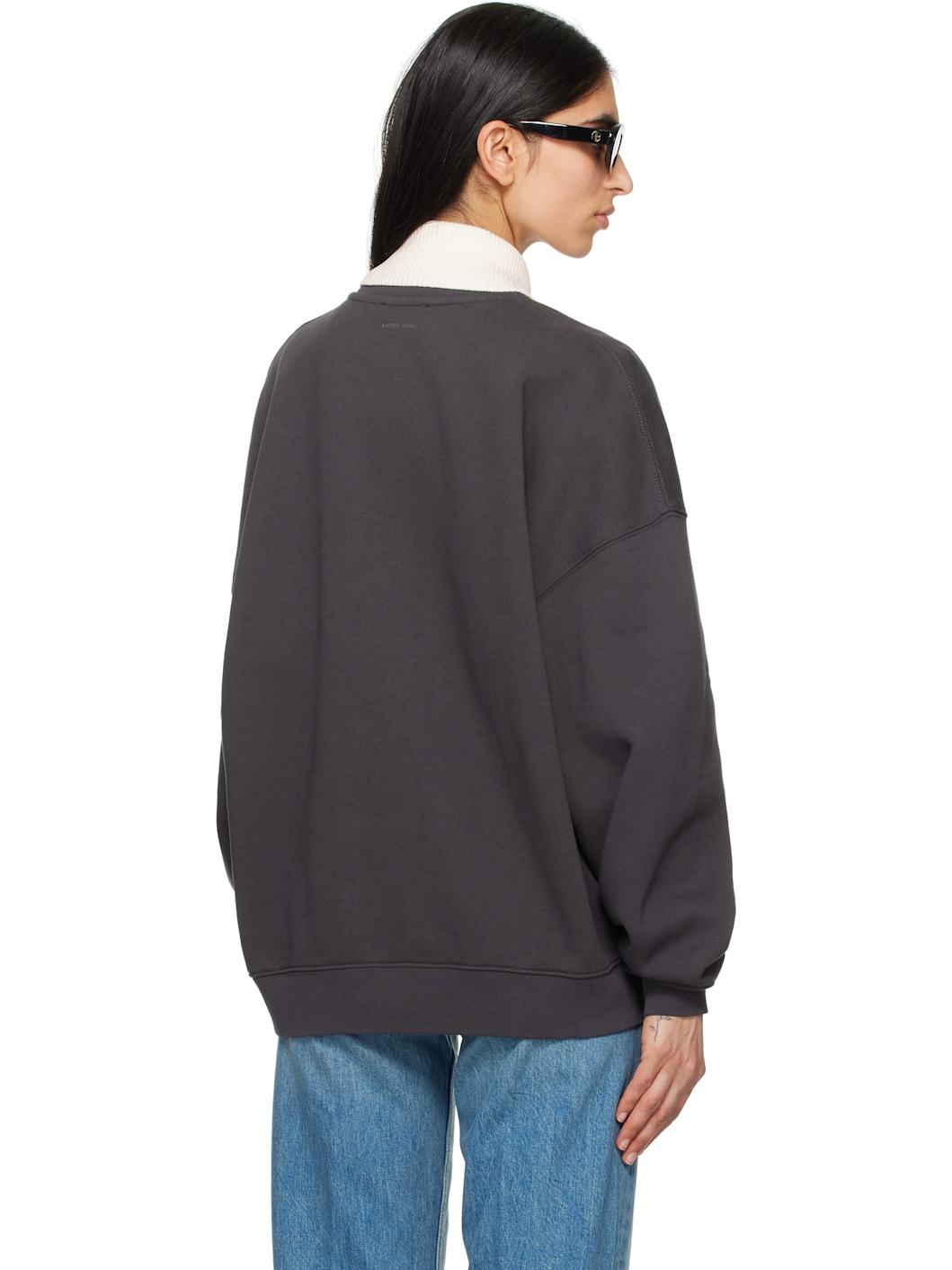 Black 'Anine Bing' Miles Sweatshirt - 3