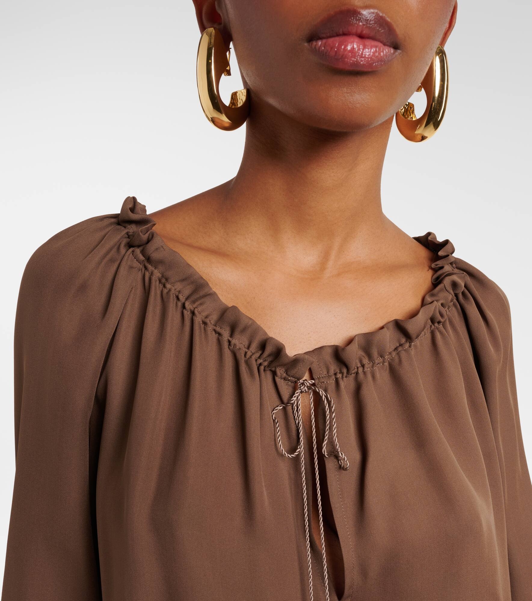 Carley silk georgette top - 4