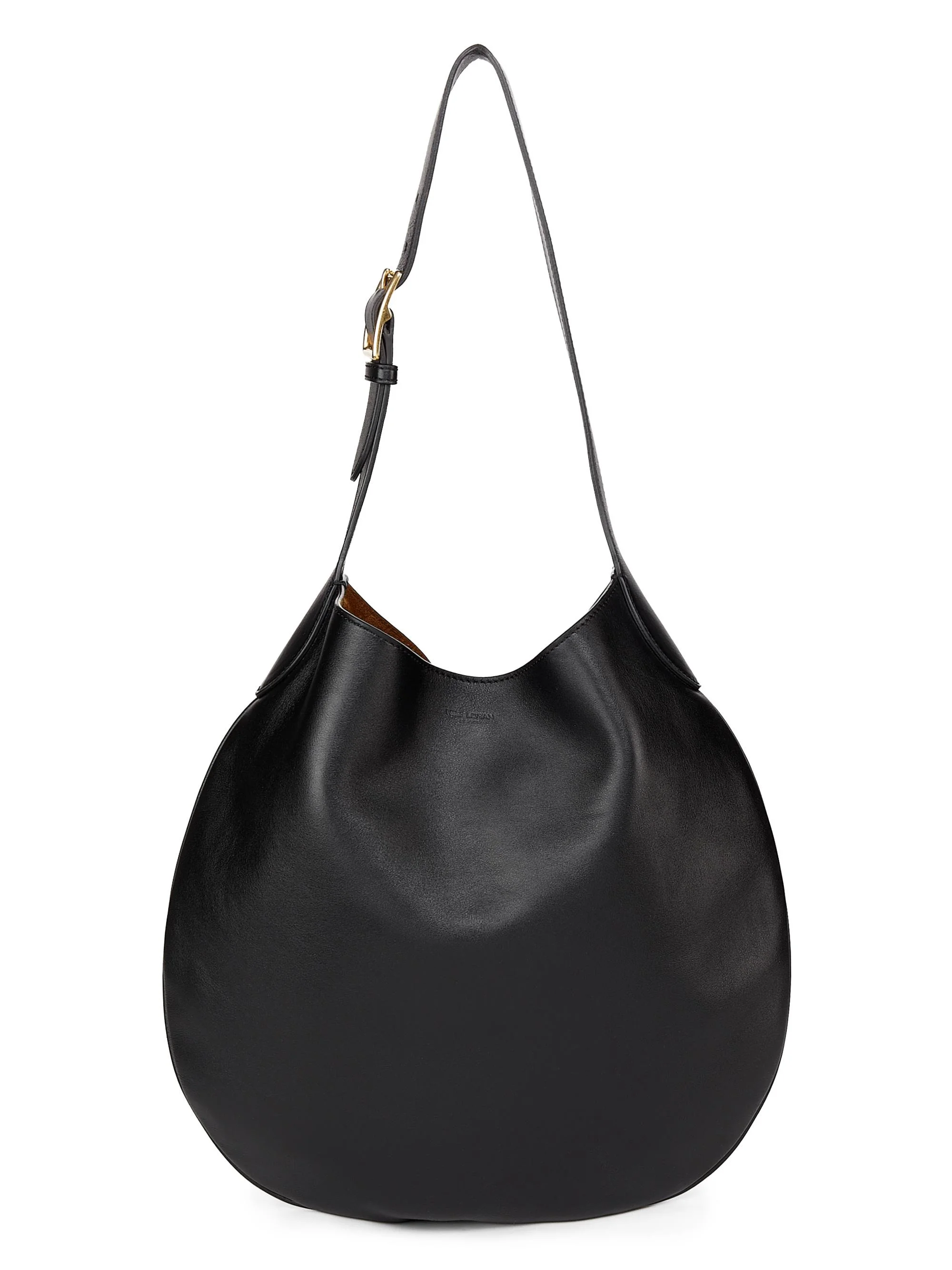 Women's Jagger Leather Shoulder Bag - Black - 1